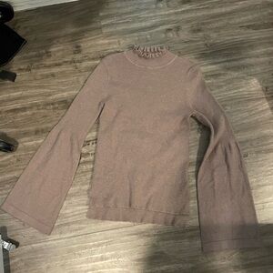 LULUS PURPLE TURTLENECK SWEATER